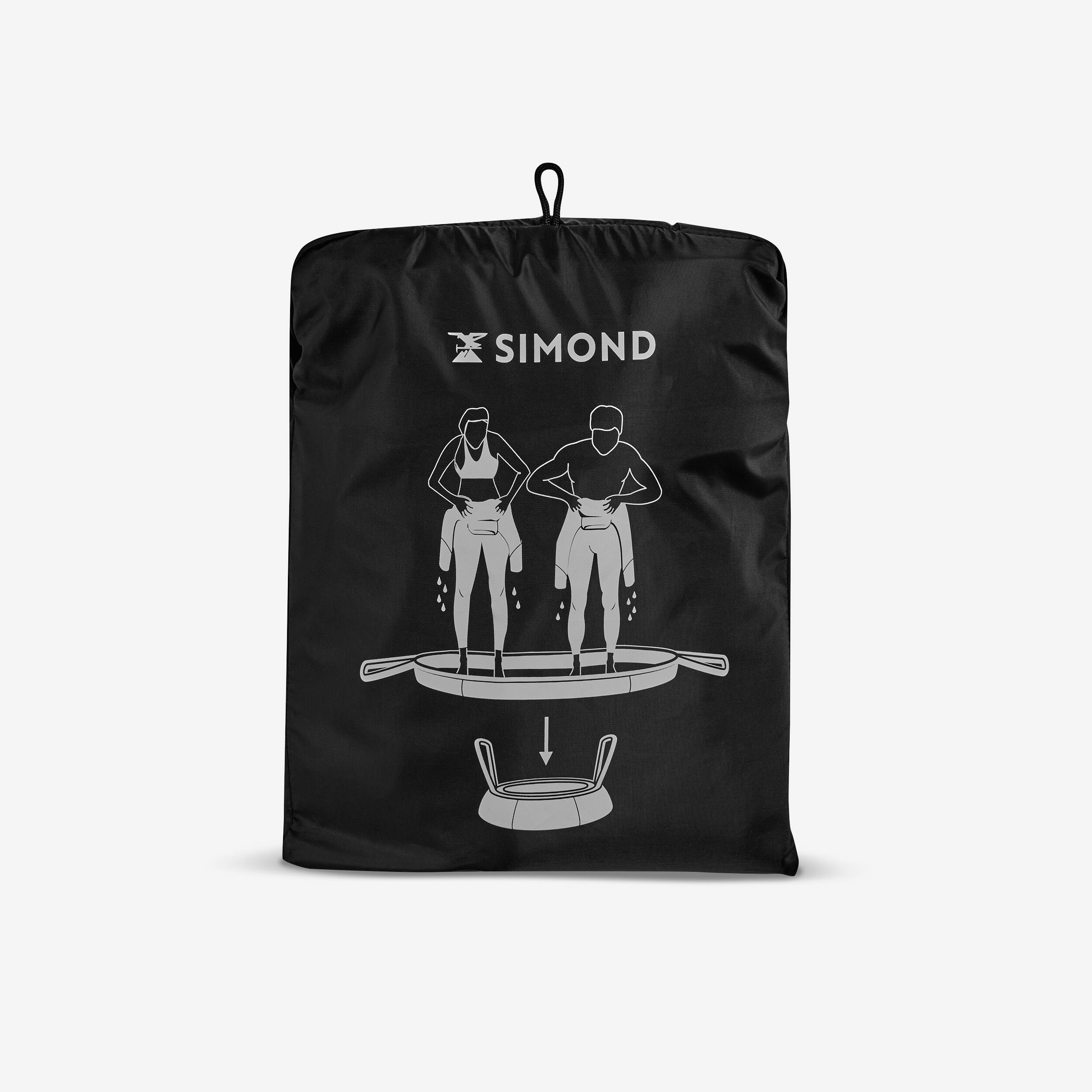 Simond - Sac À Combinaisons Et Matériel De Canyoning - Sacoche De Transport - Escalade Alpi Canyoning Parapente - Noir-orange - Taille Unique - Decathlon