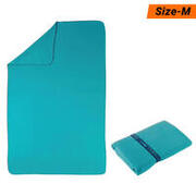Swimming Microfibre Towel Size M 60 X 80 CM Blue