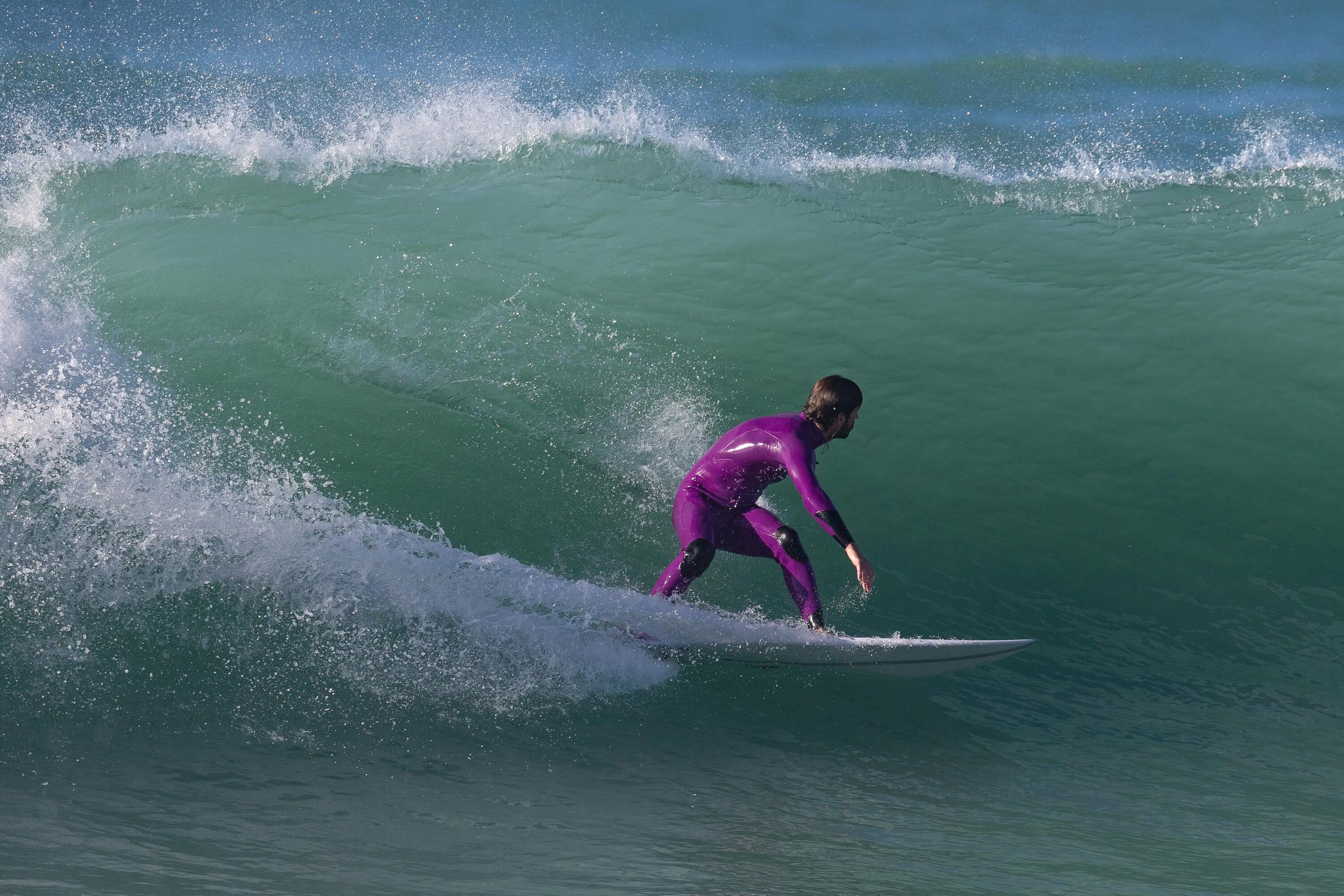 Combinezon surf neopren 4/3 mm 900 Fuchsia Bărbați 18/24