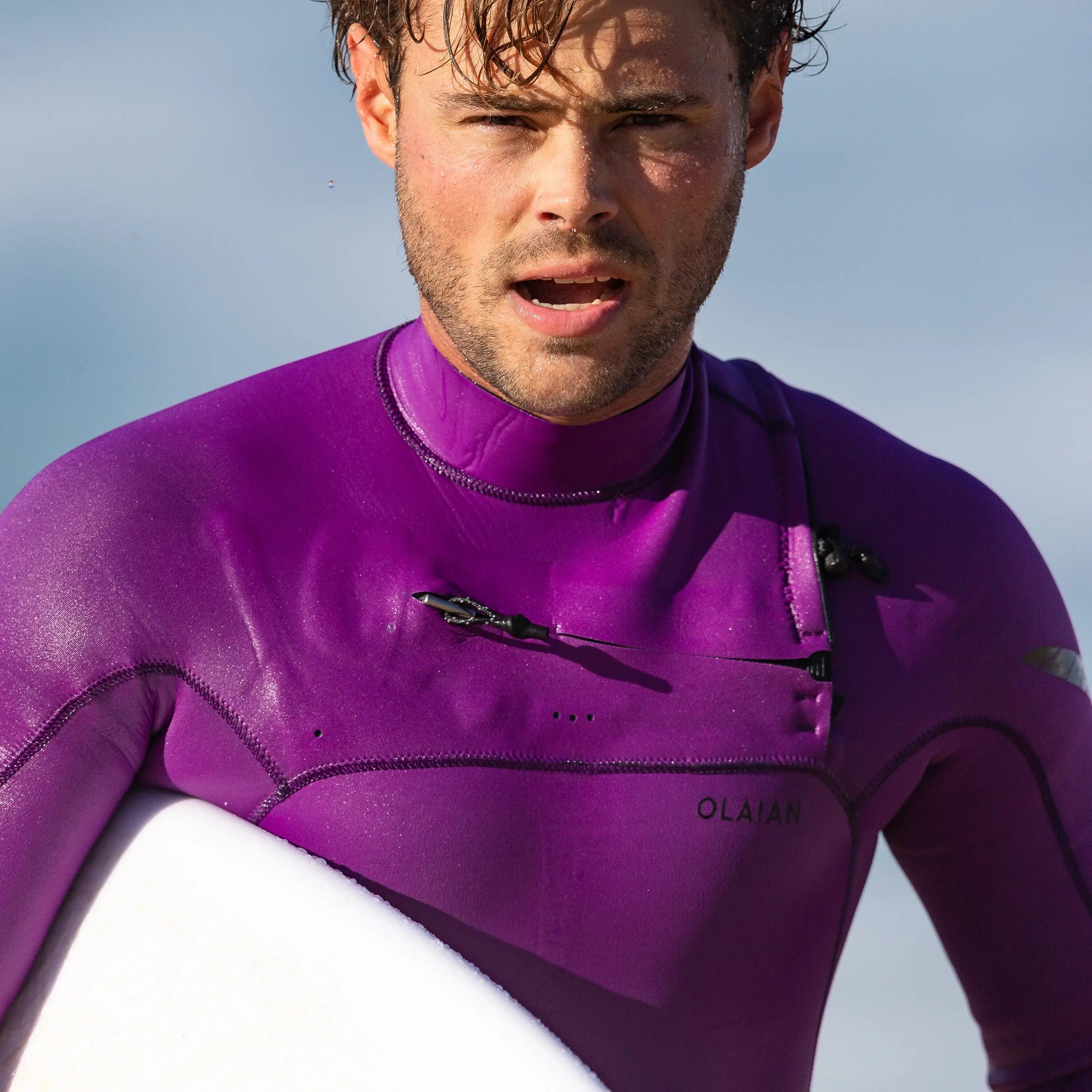Combinezon surf neopren 4/3 mm 900 Fuchsia Bărbați 3/24