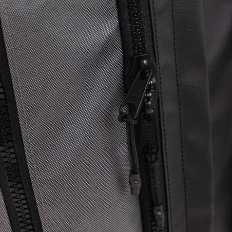 Сумка для дайвінгу на колесах 120 л темно-сіра