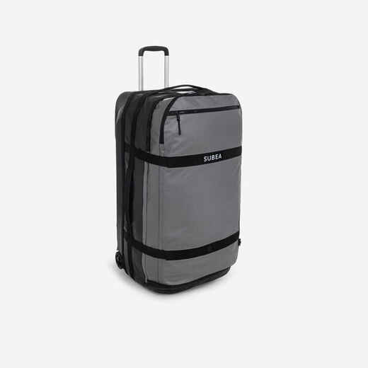 
      Diving bag with wheels 120 L black grey
  