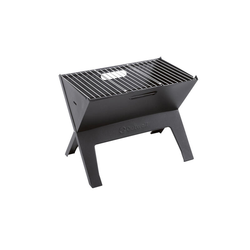 Campinggrill aus Stahl tragbar - Cazal 45 × 30 × 35 cm