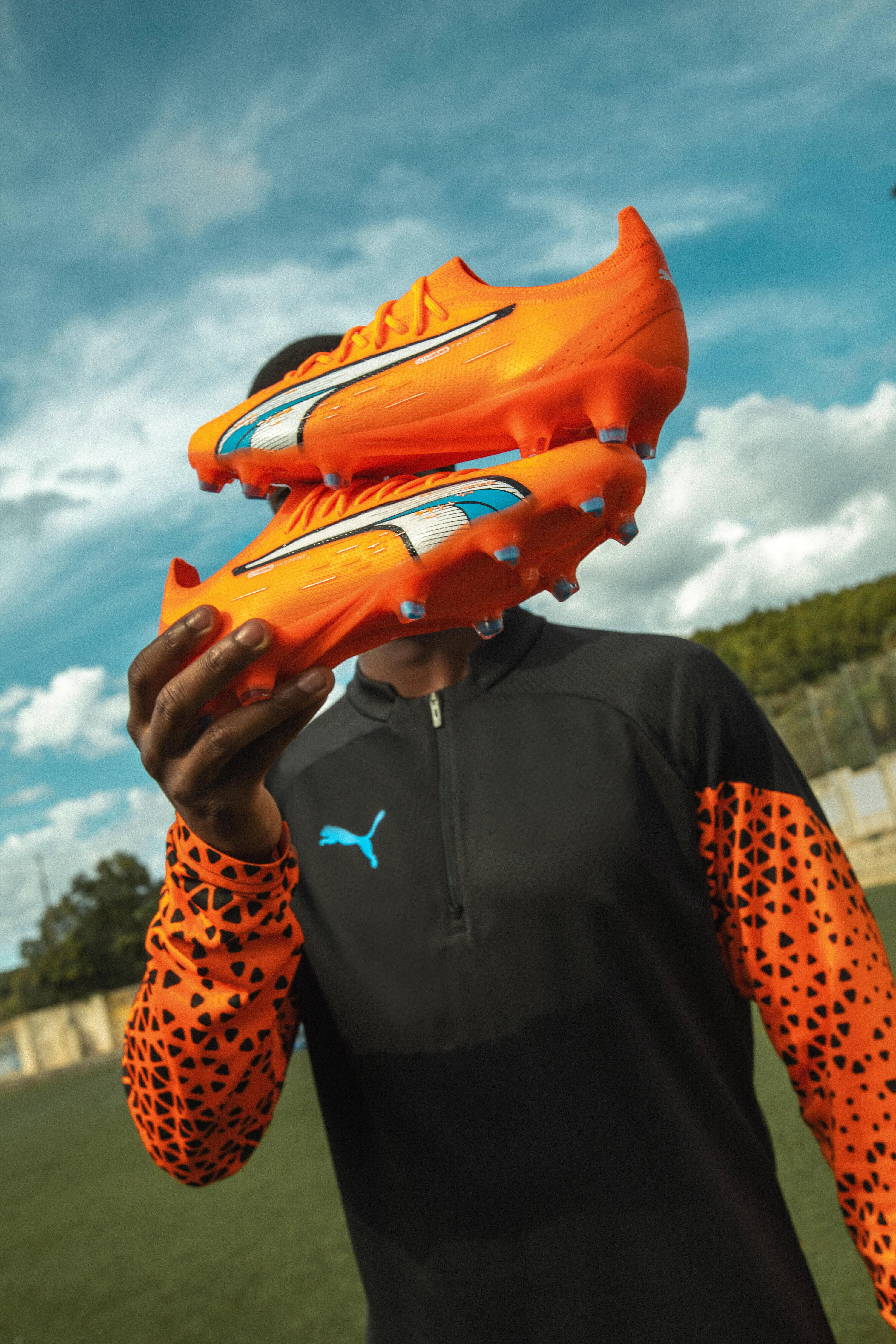 Chaussure de football Ultra Match MG Puma Orange Adulte 8/8