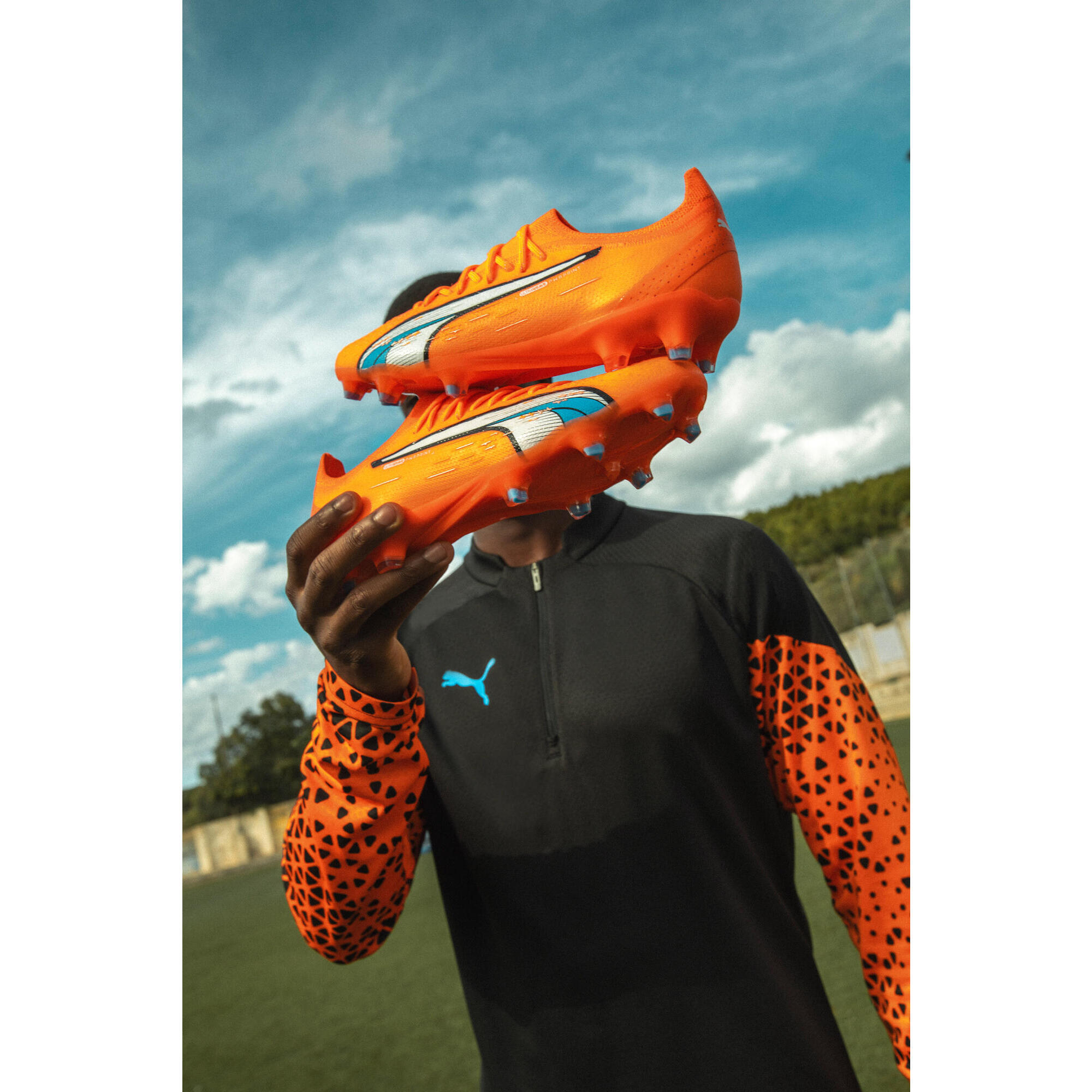 Botas puma naranjas hot sale