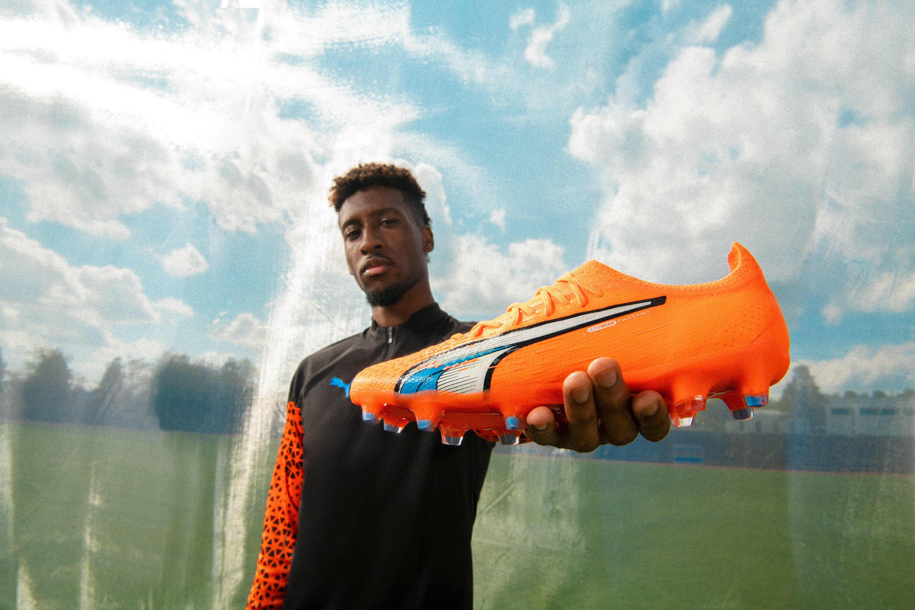 Chaussure de football Ultra Match MG Puma Orange Adulte 6/8