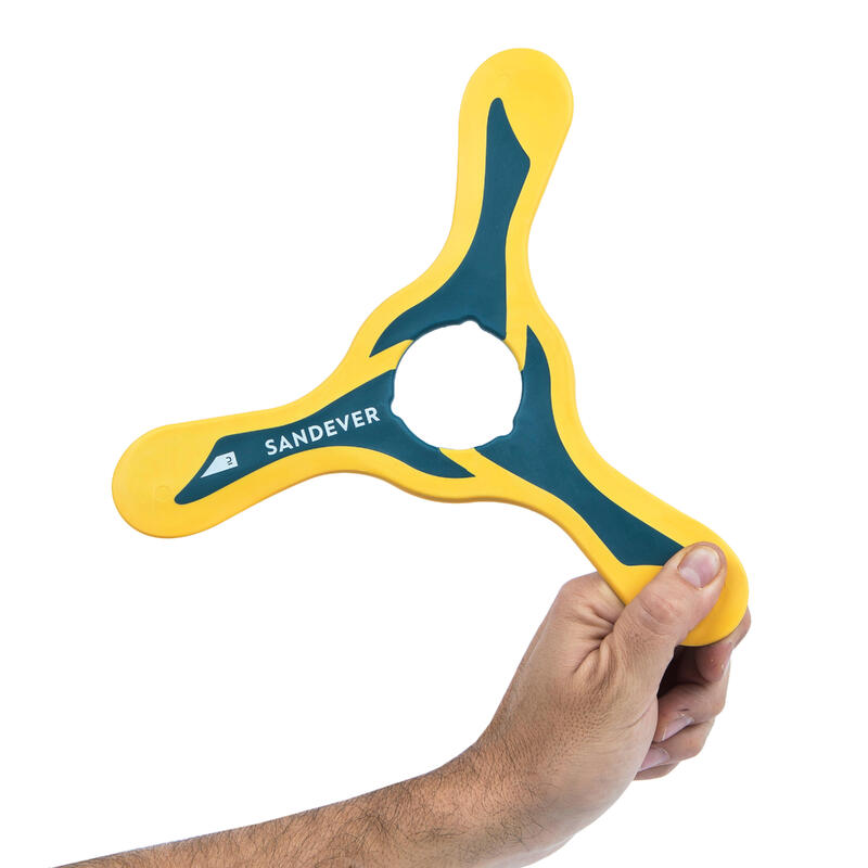 Boomerang GAUCHER avec un bon retour, contour en matière souple