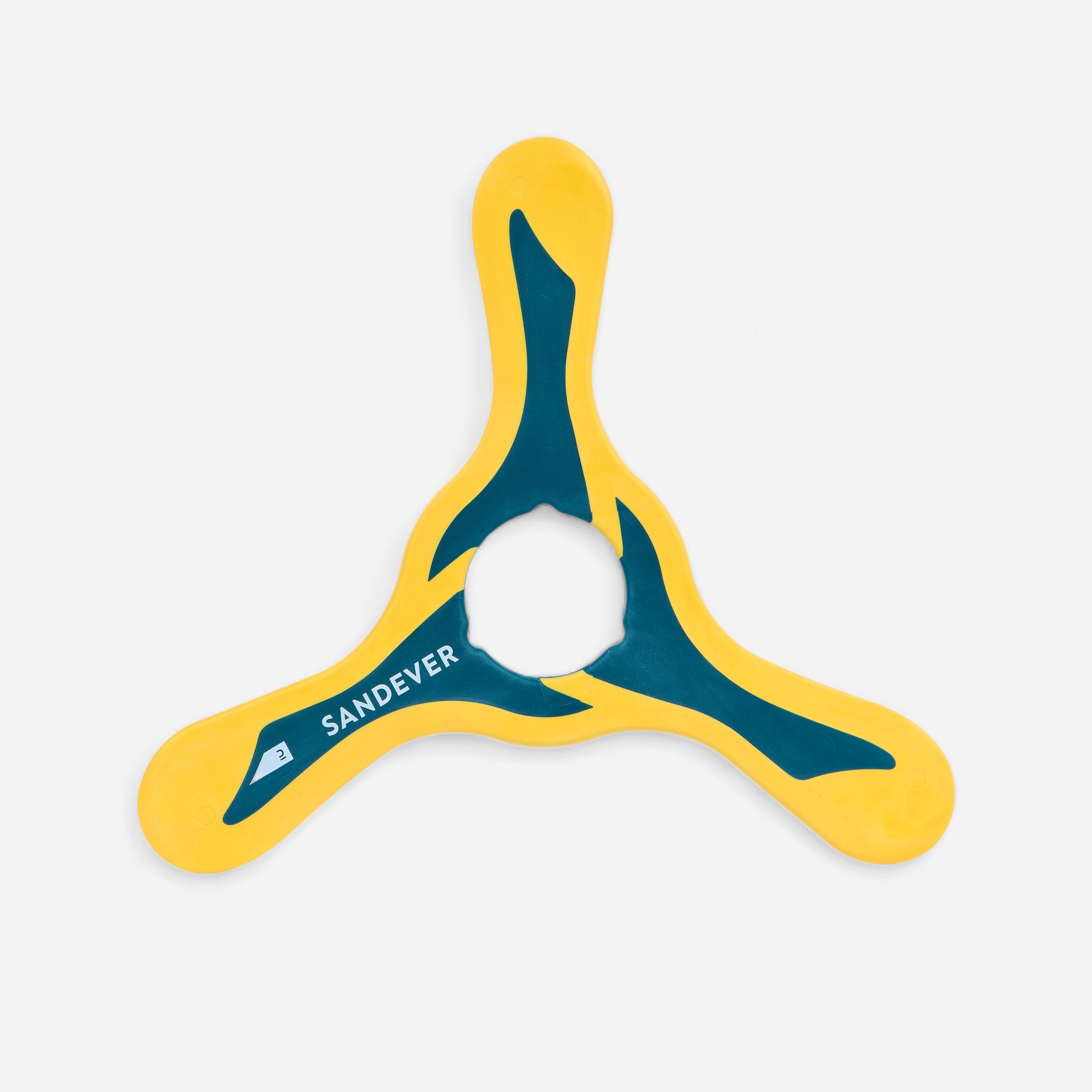 Boomerang GAUCHER con buon ritorno, contorno in materiale morbido