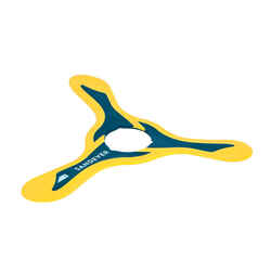 A boomerang that returns well and has a soft edge so that it doesn't hurt when you catch it