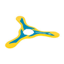 A boomerang that returns well and has a soft edge so that it doesn't hurt when you catch it