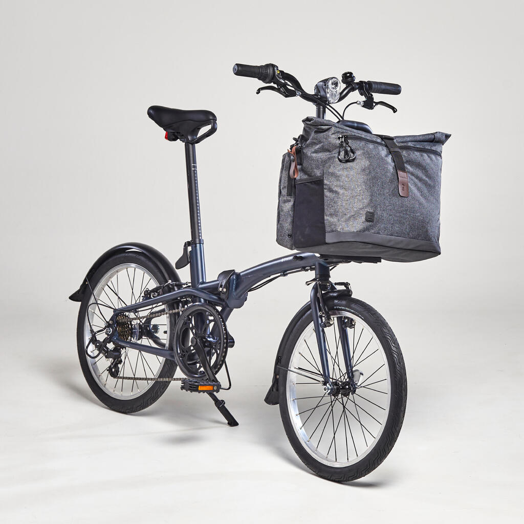 25 L Folding Bike Front Bag 1 Second Clip