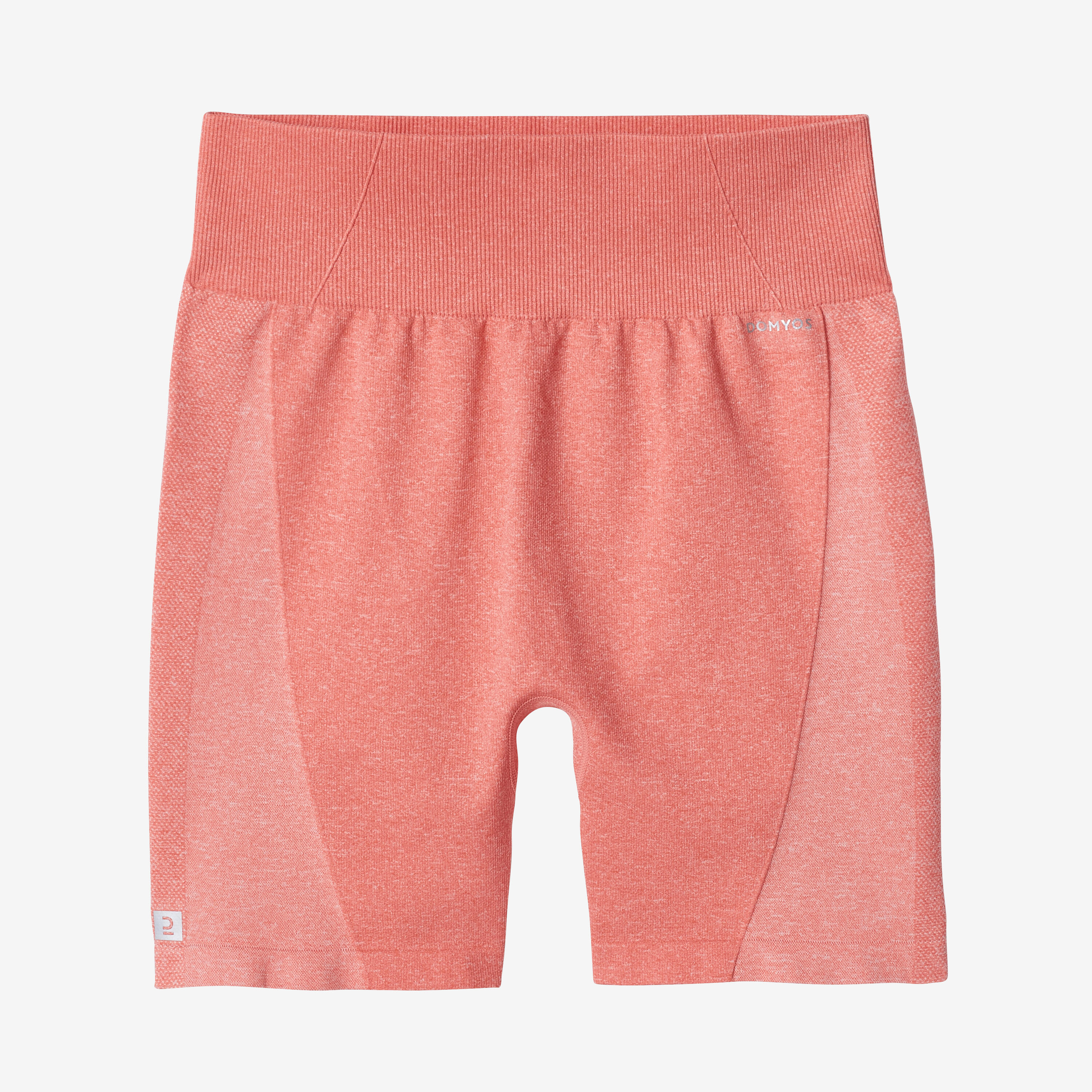 High-Waisted Seamless Fitness Cycling Shorts - Pink 6/6