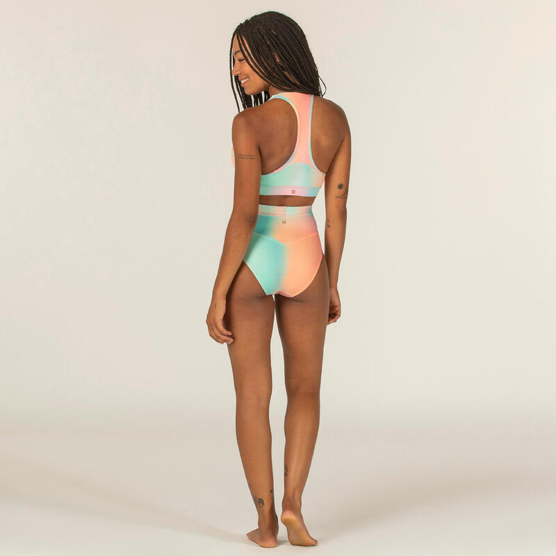 Haut de maillot de bain femme brassière de surf ANA BLUR PINK