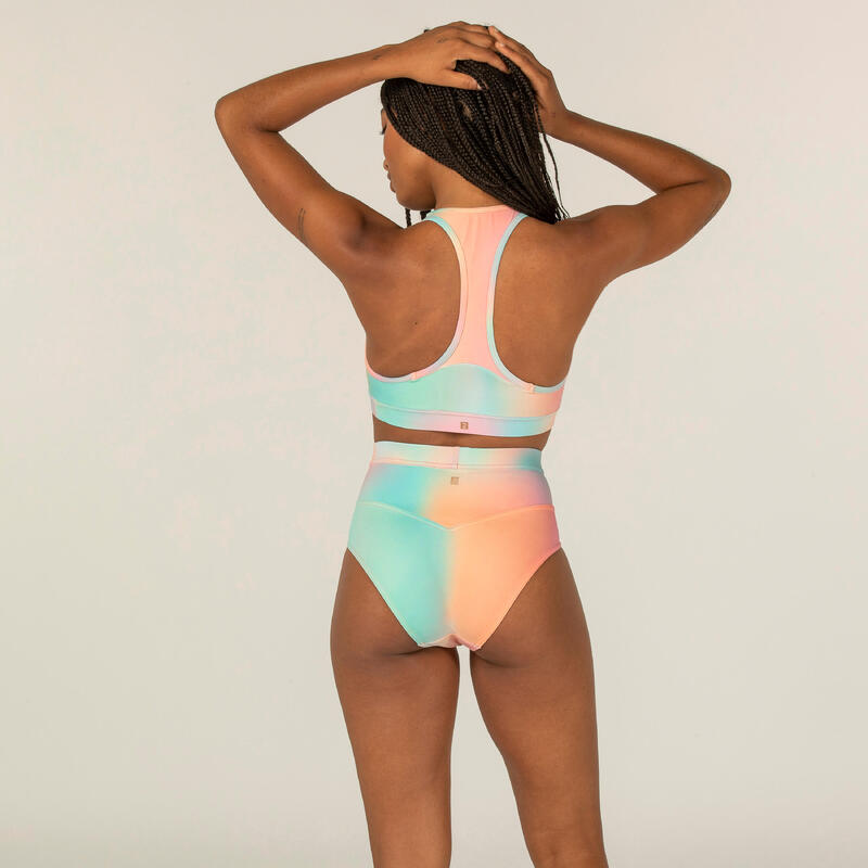 Haut de maillot de bain femme brassière de surf ANA BLUR PINK