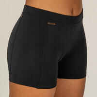 Braguita bikini short Mujer surf negro