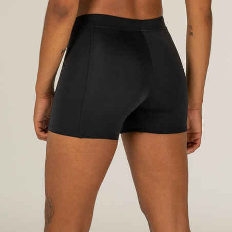 Braguita bikini short Mujer surf negro