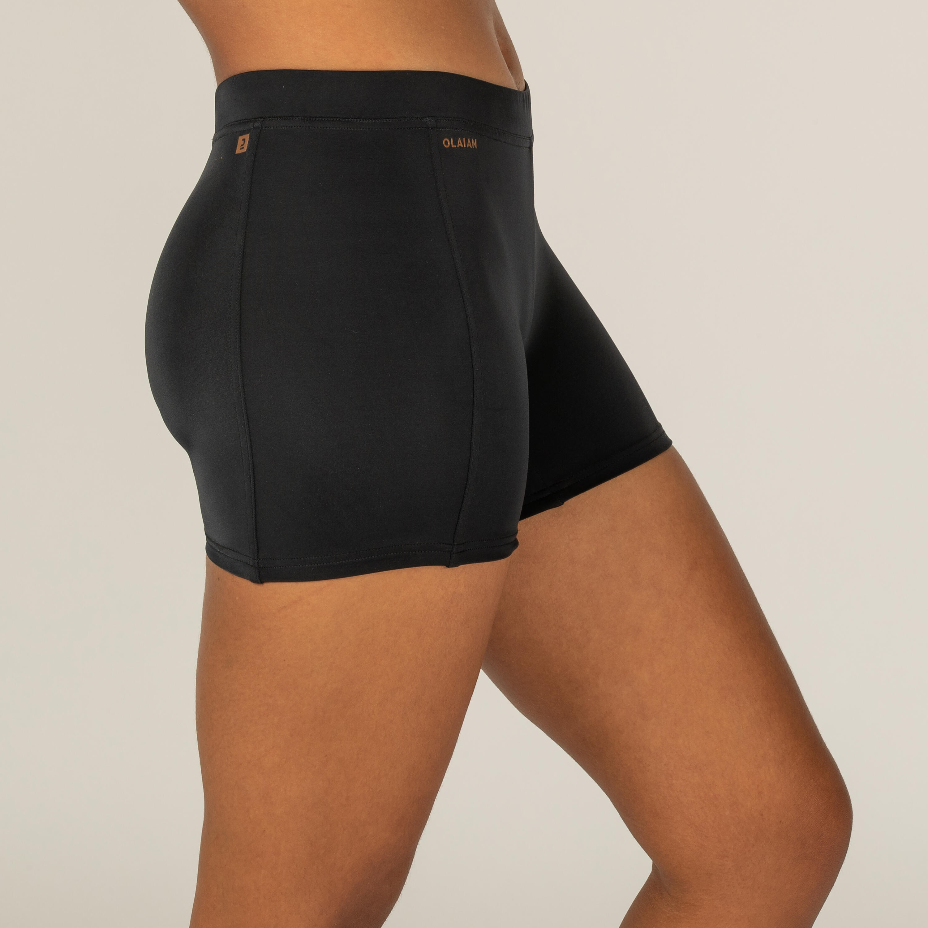 Kad n Sorf Bikini Alt ort Kesim Siyah Reva OLAIAN Decathlon