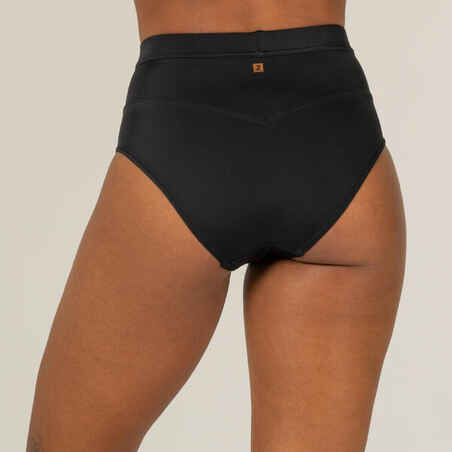 Braguita bikini Mujer surf alta negro