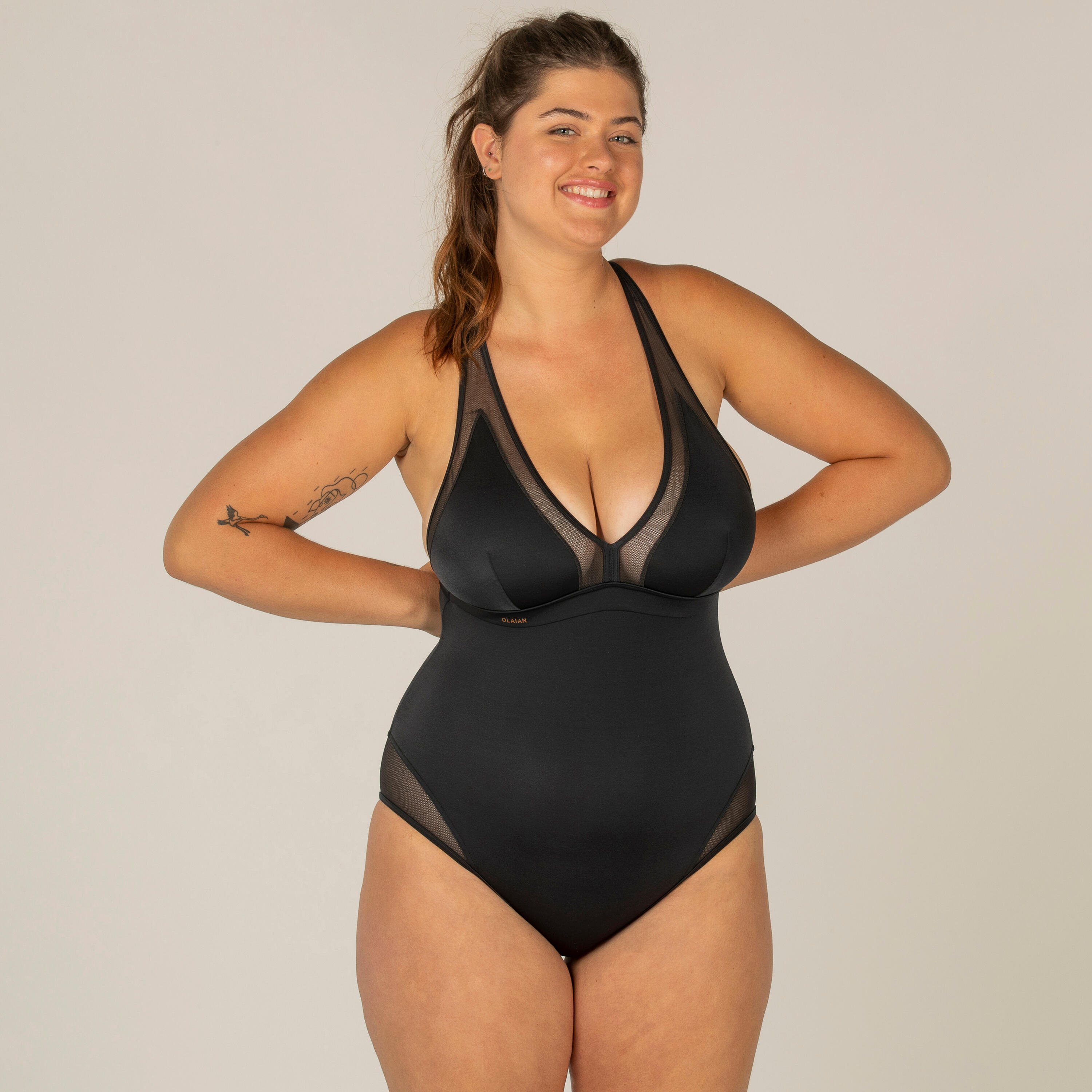 WOMEN'S SURFING SWIMSUIT WITH X BACK ISA 12/15