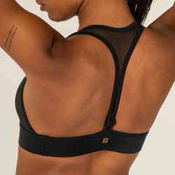 WOMEN'S SWIMSUIT TOP WITH ADJUSTABLE BACK ISA BLACK