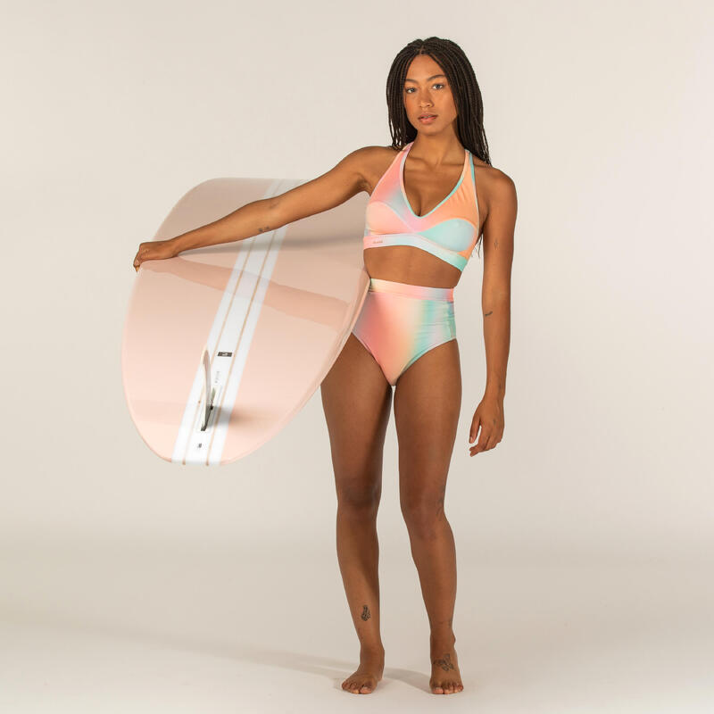 Bikinitop voor surfen dames Ana Blur roze