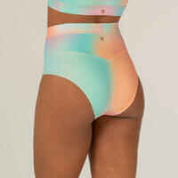 Women's high-waist Briefs ROSA BLUR PINK, ideal for surfing