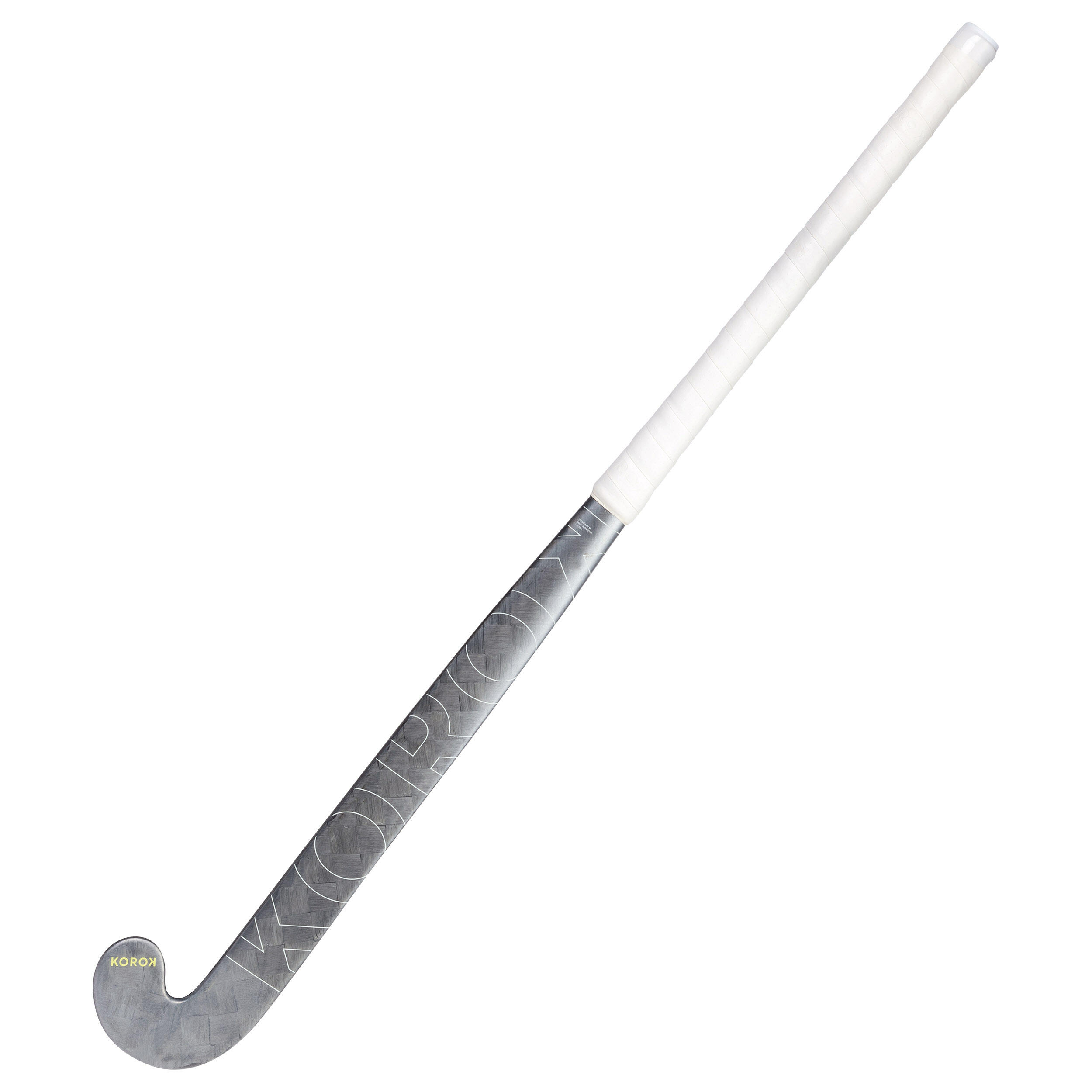 KOROK Hokejka low bow FH995 na poz.hokej pre skúsených hráčov, 95 % karbónu, sivo-žlt. 36,5" · záber 6