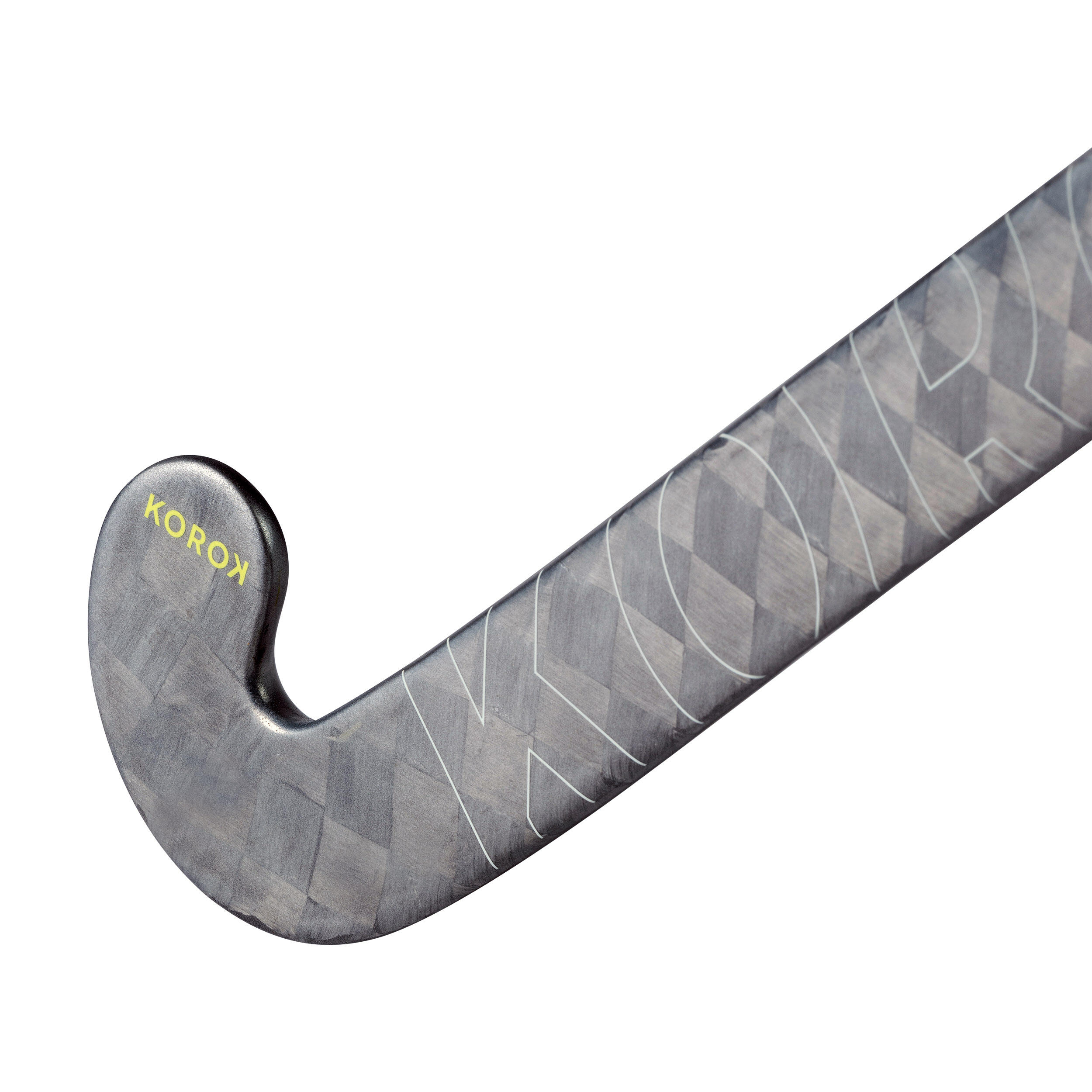 KOROK Hokejka low bow FH995 na poz.hokej pre skúsených hráčov, 95 % karbónu, sivo-žlt. 36,5" · záber 5