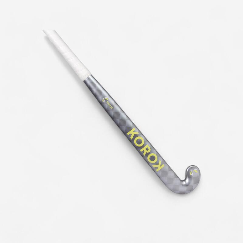 Stick de Hóquei em Campo 20% Carbono Low Bow Adolescente FH920 Cinzento/Amarelo