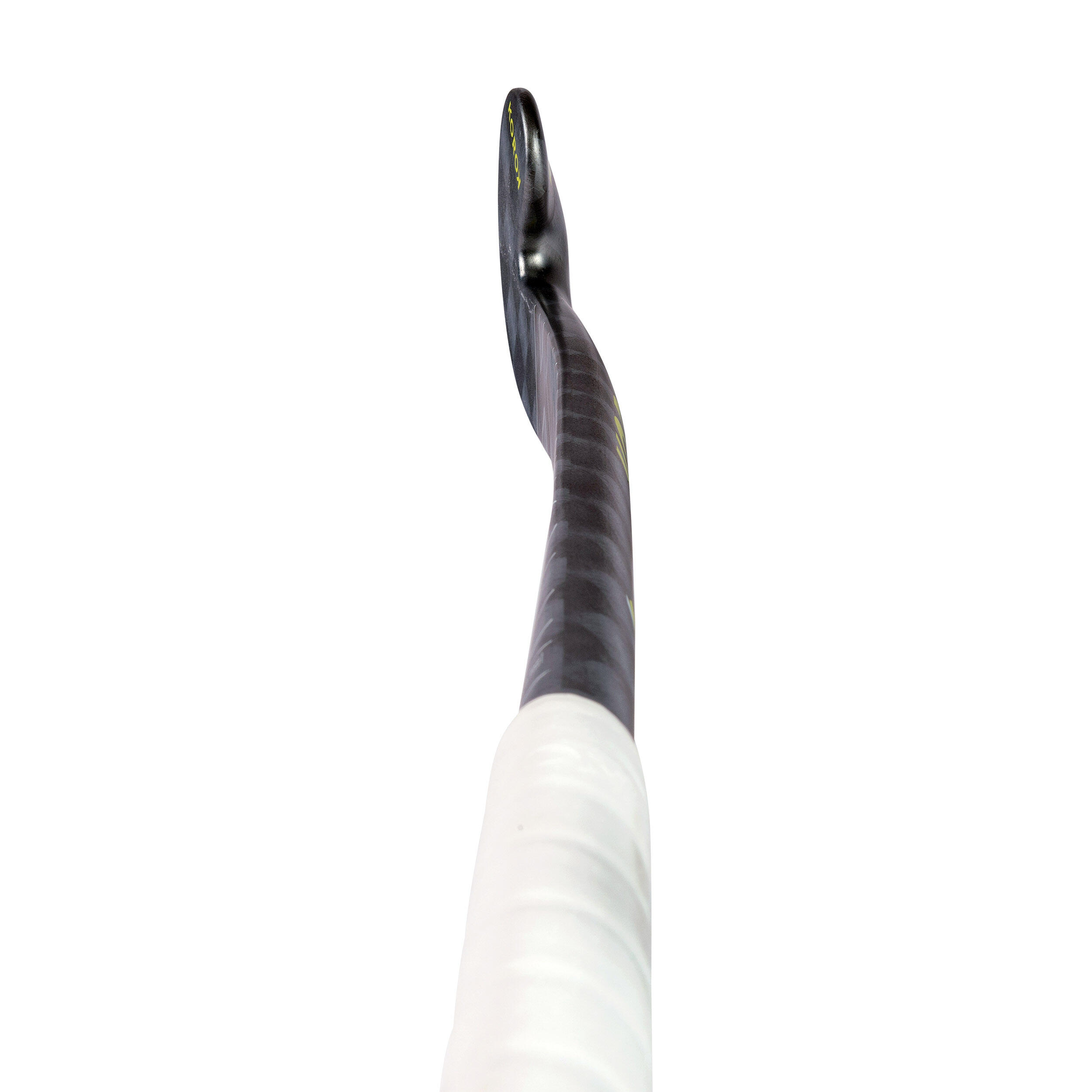 Jugend-Hockeyschläger 20 % Carbon Low Bow FH920 grau gelb 3/9