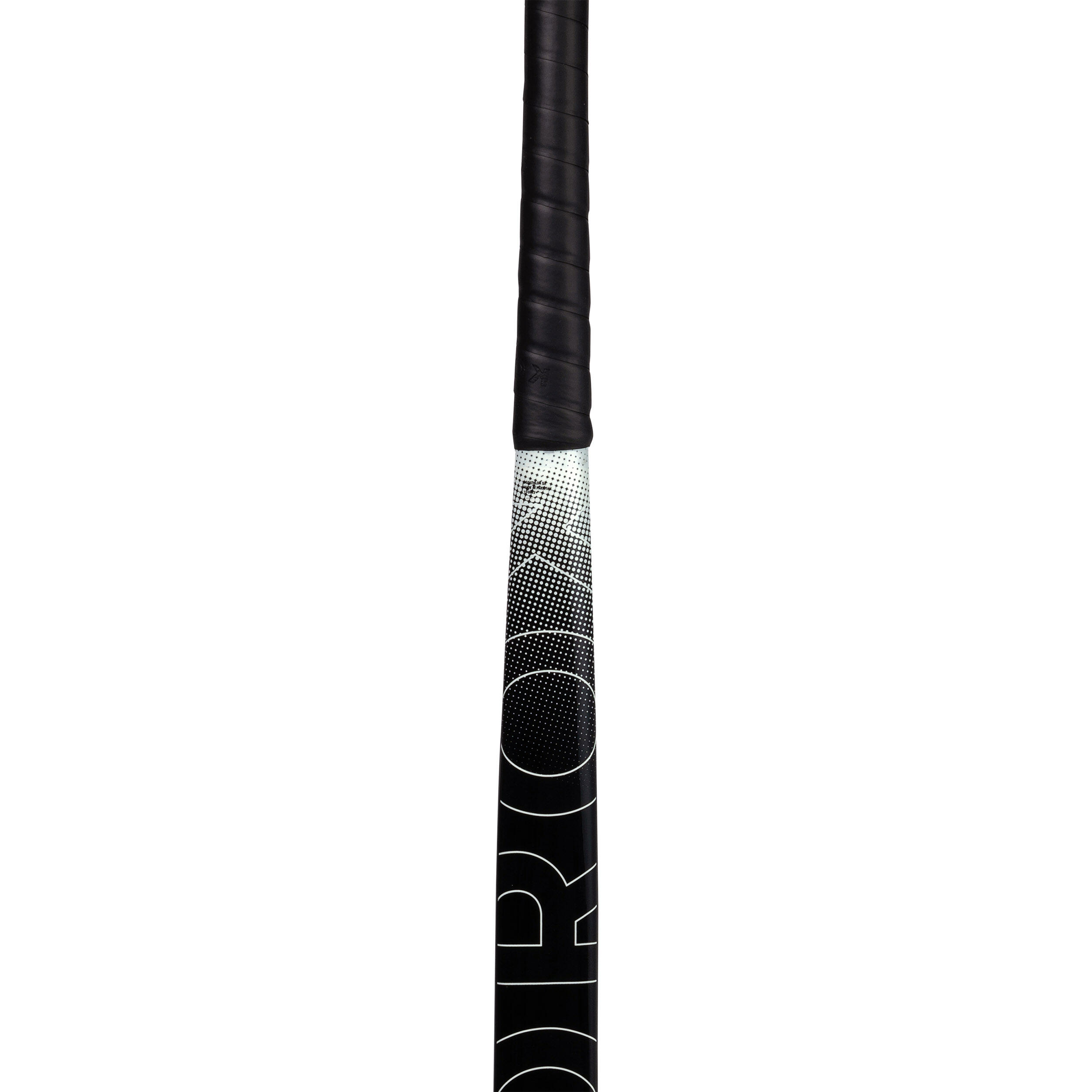 Adult Beginner Mid Bow Fibreglass Field Hockey Stick FH100 - Black/White 11/12