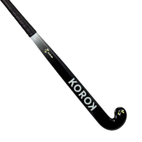 Črna in bela palica za hokej na travi FH100 za odrasle