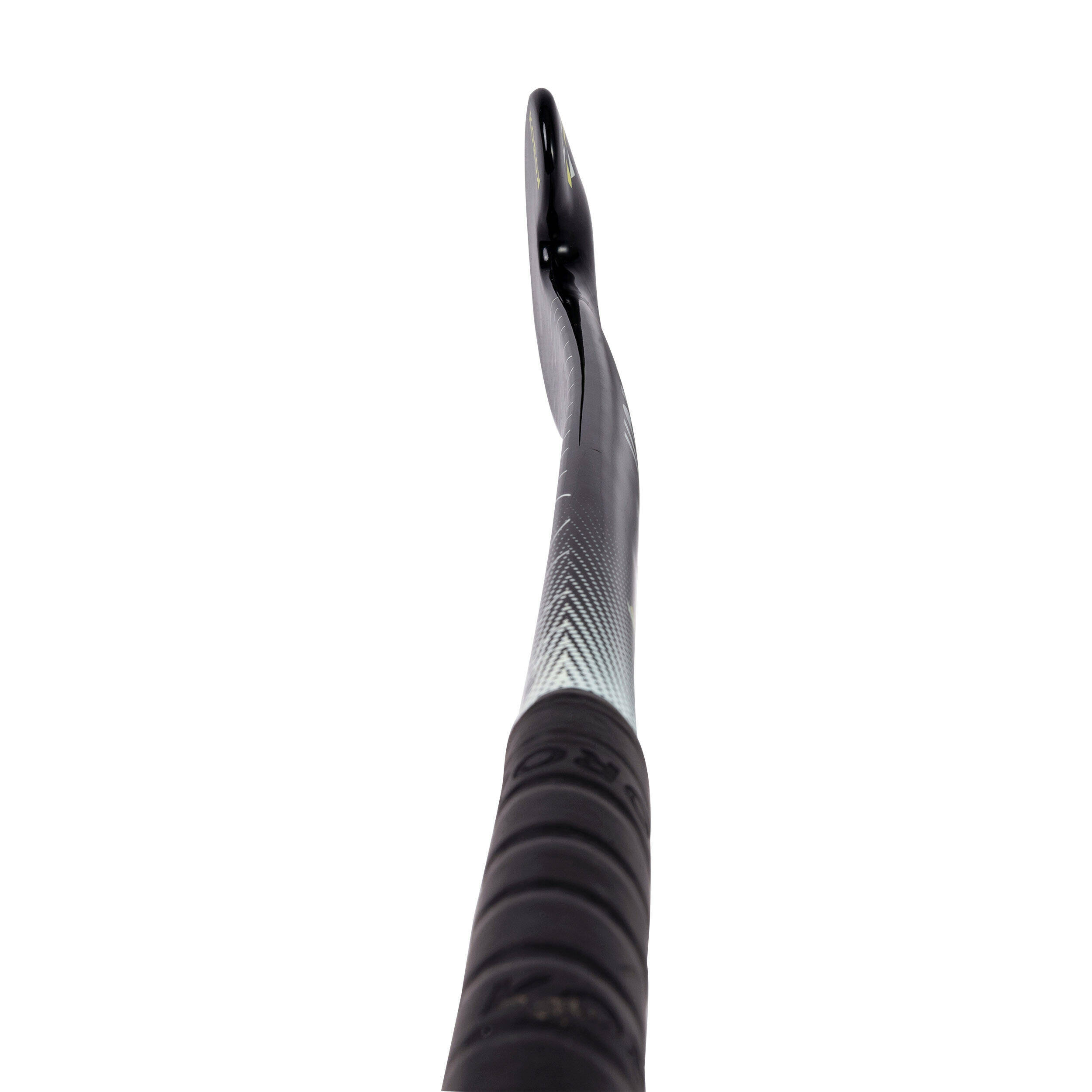 Adult Beginner Mid Bow Fibreglass Field Hockey Stick FH100 - Black/White -  2