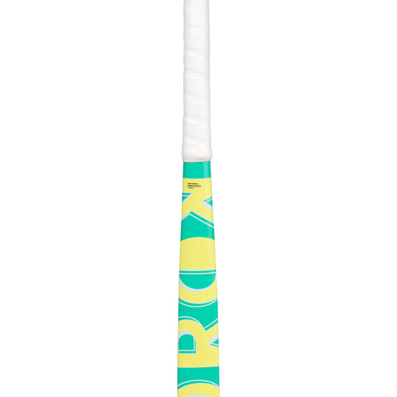 Mazza hockey su prato bambino FH 100 verde-giallo