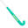 Stick de hockey enfant débutant occasionnel bois FH100 vert jaune