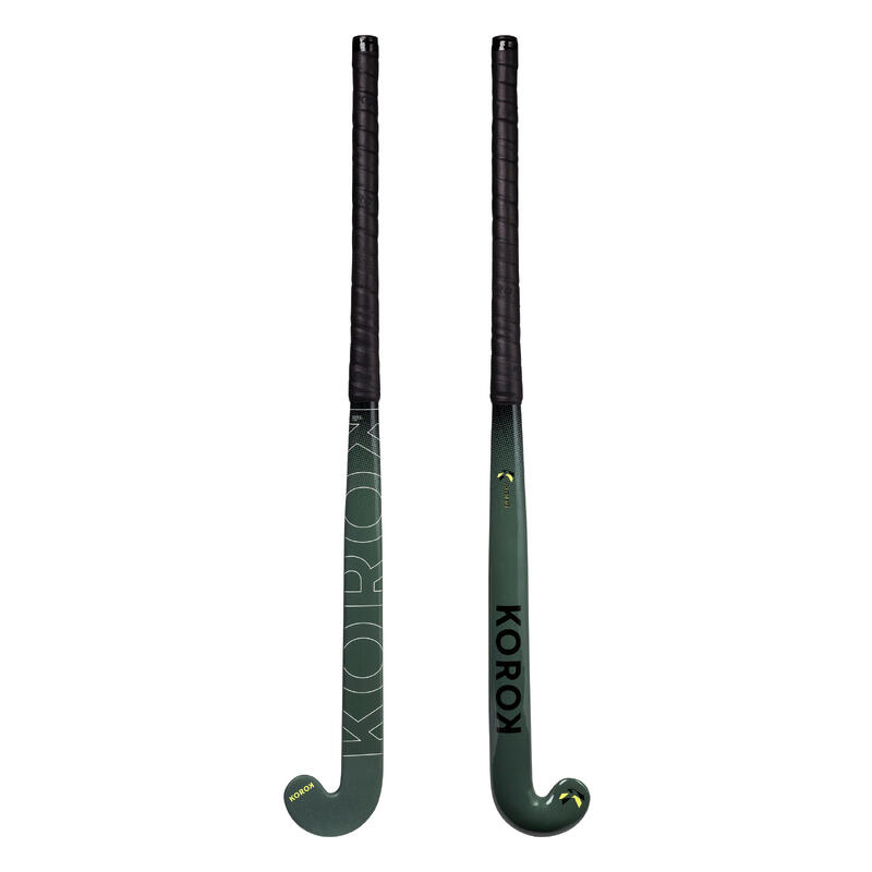 FH530 Hockeystick mid bow, 30% carbon kaki/zwart