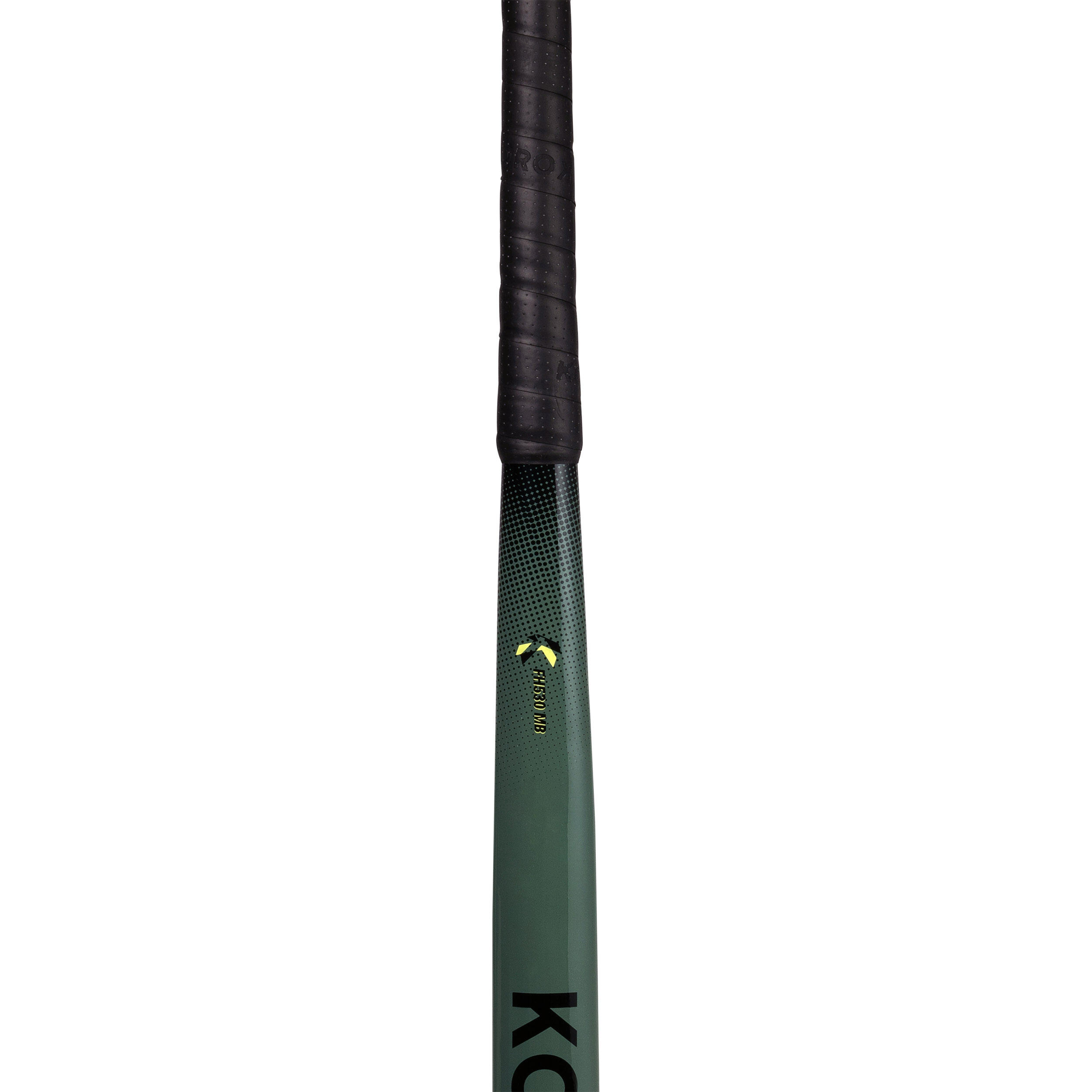 Adult Intermediate 30% Carbon Mid Bow Field Hockey Stick FH530 - Khaki/Black 10/12
