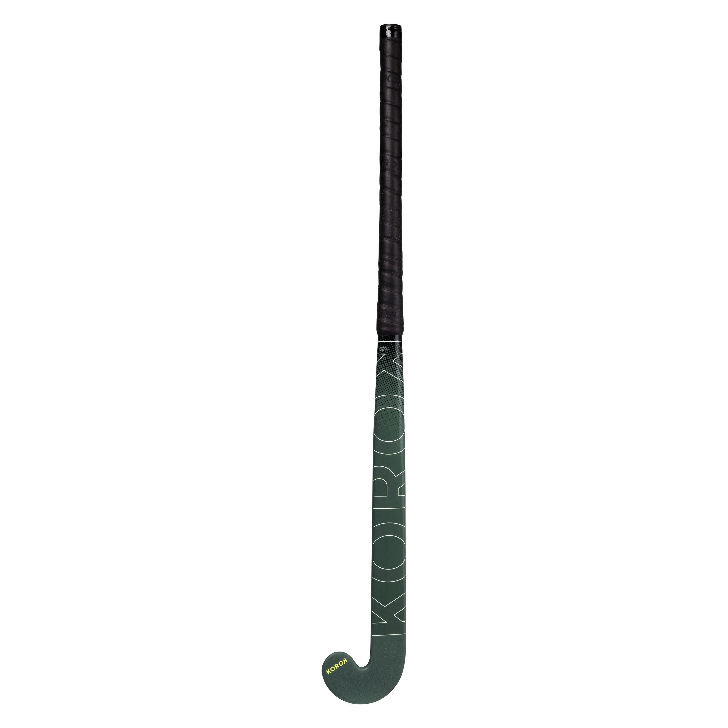 Adult Intermediate 30% Carbon Mid Bow Field Hockey Stick FH530 - Khaki/Black 5/12