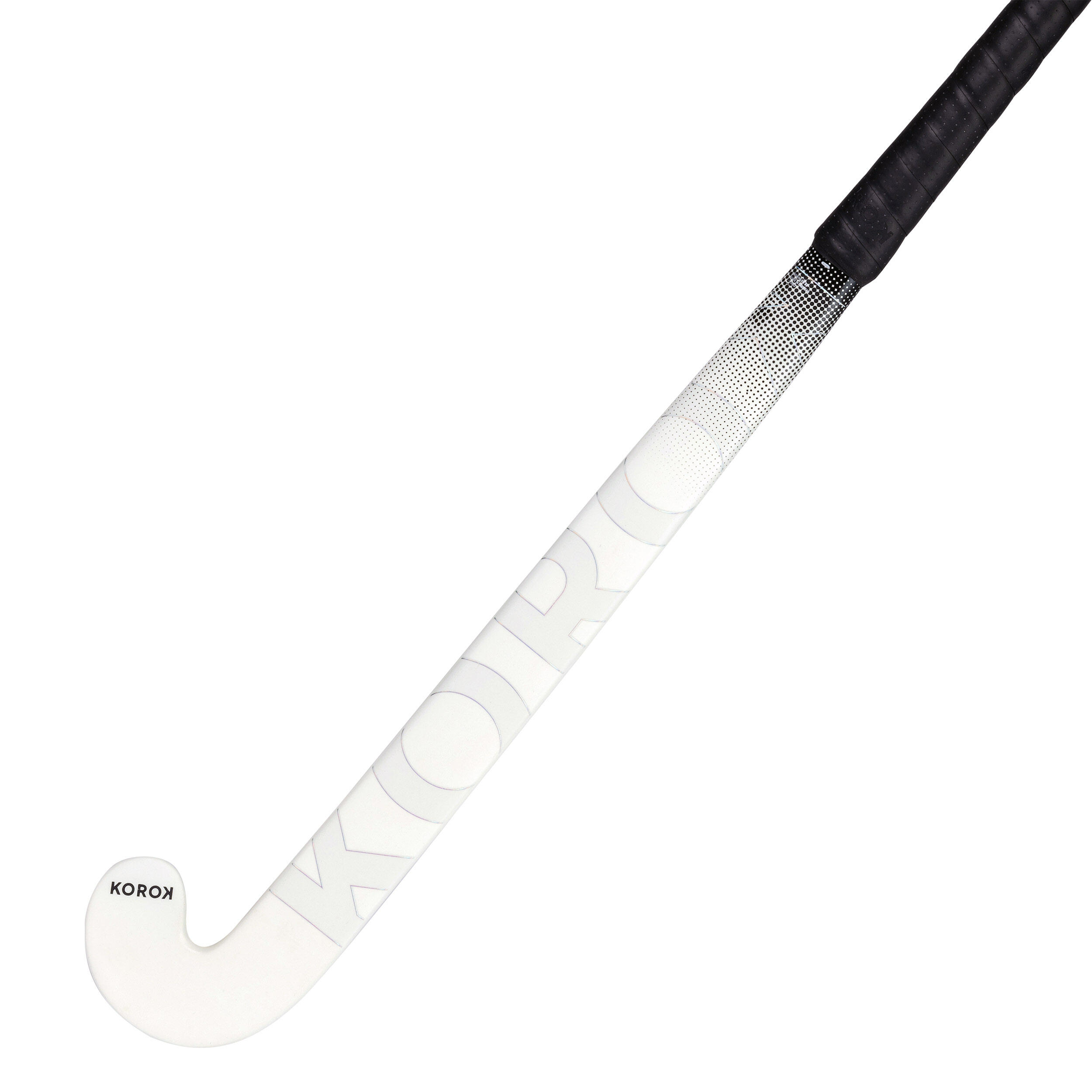 Feldhockeyschläger Erwachsene Mid Bow 30% Carbon FH530 schwarz/weiss 4/9