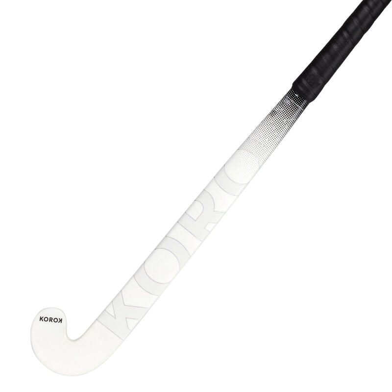 Mazza hockey su prato adulto FH 530 midbow bianco-nero