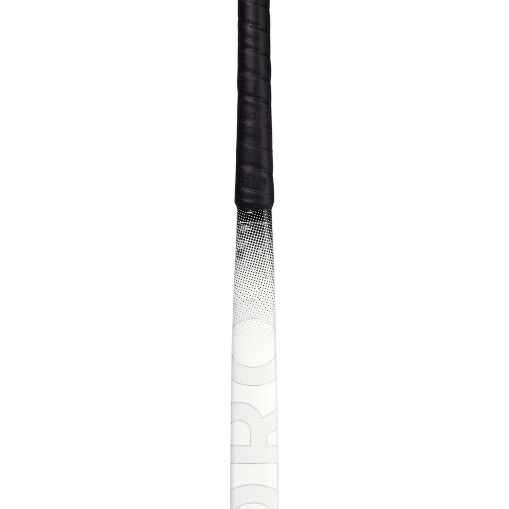 Adult Intermediate 30% Carbon Mid Bow Field Hockey Stick FH530 - Khaki/Black