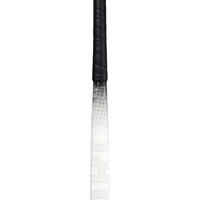 Stick de hockey sobre hierba adulto perfeccionamiento mid bow 30% carbono FH530 blanco negro