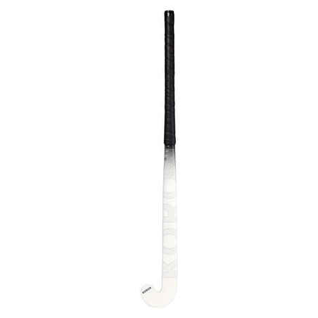 Adult Intermediate 30% Carbon Mid Bow Field Hockey Stick FH530 - White/Black  - Decathlon