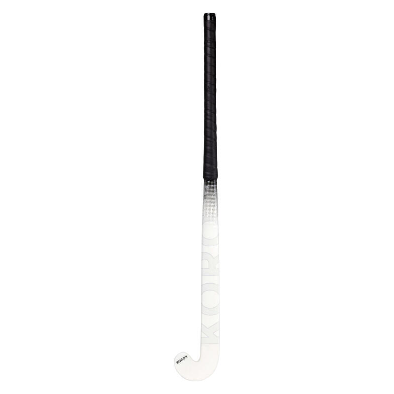 Feldhockeyschläger Damen/Herren Fortgeschrittene Mid Bow 30 % Carbon FH530 weiss/schwarz