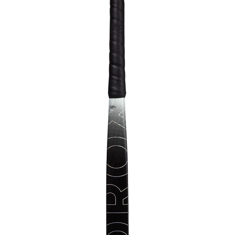 Stick hockey sobre hierba adulto perfeccionamiento low bow 60 % carbono FH560 negro gris