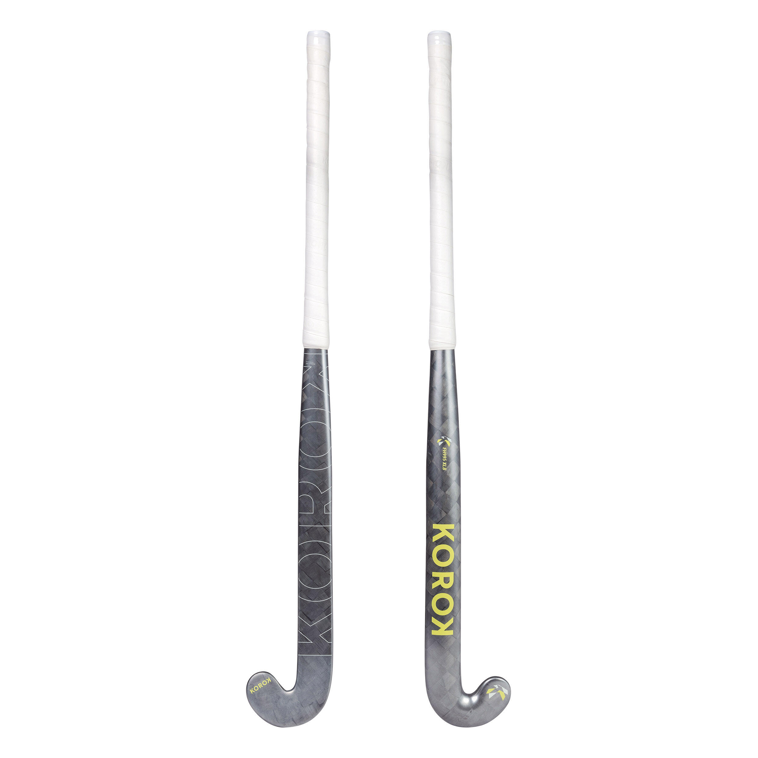 Adult Advanced 95% Carbon Extra Low Bow Field Hockey Stick FH995 - Grey/Yellow 6/9