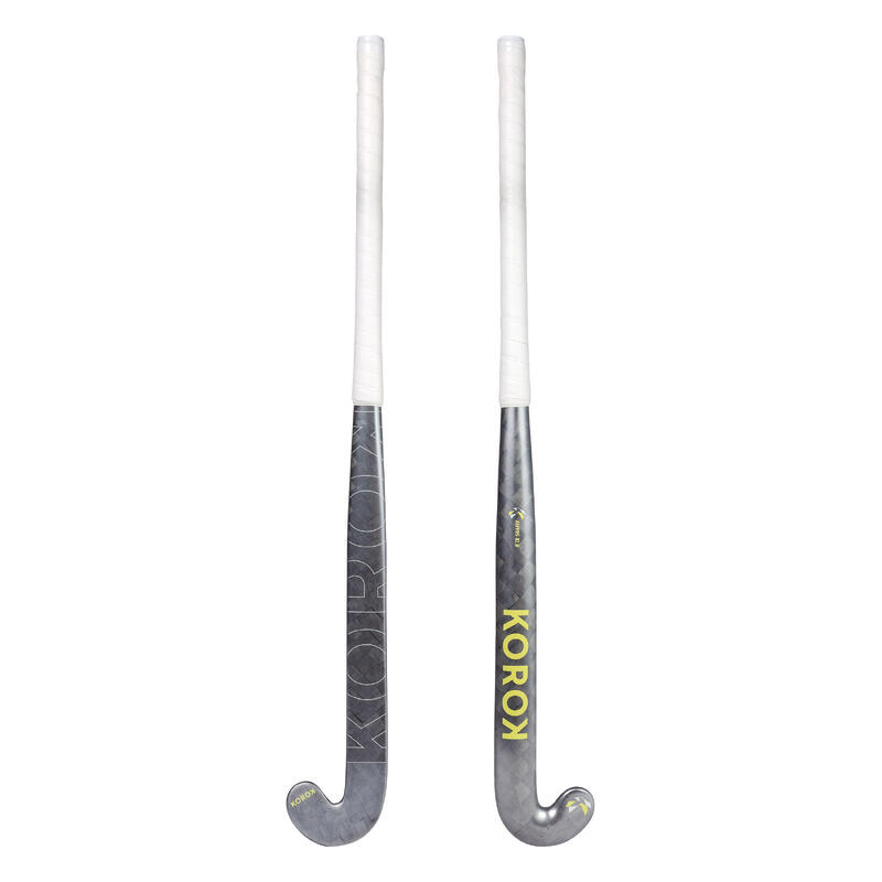 FH995 Hockeystick extra low bow, 95% carbon grijs/geel