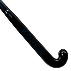 Hockeystick kind mid bow glasvezel FH500 zwart/blauw