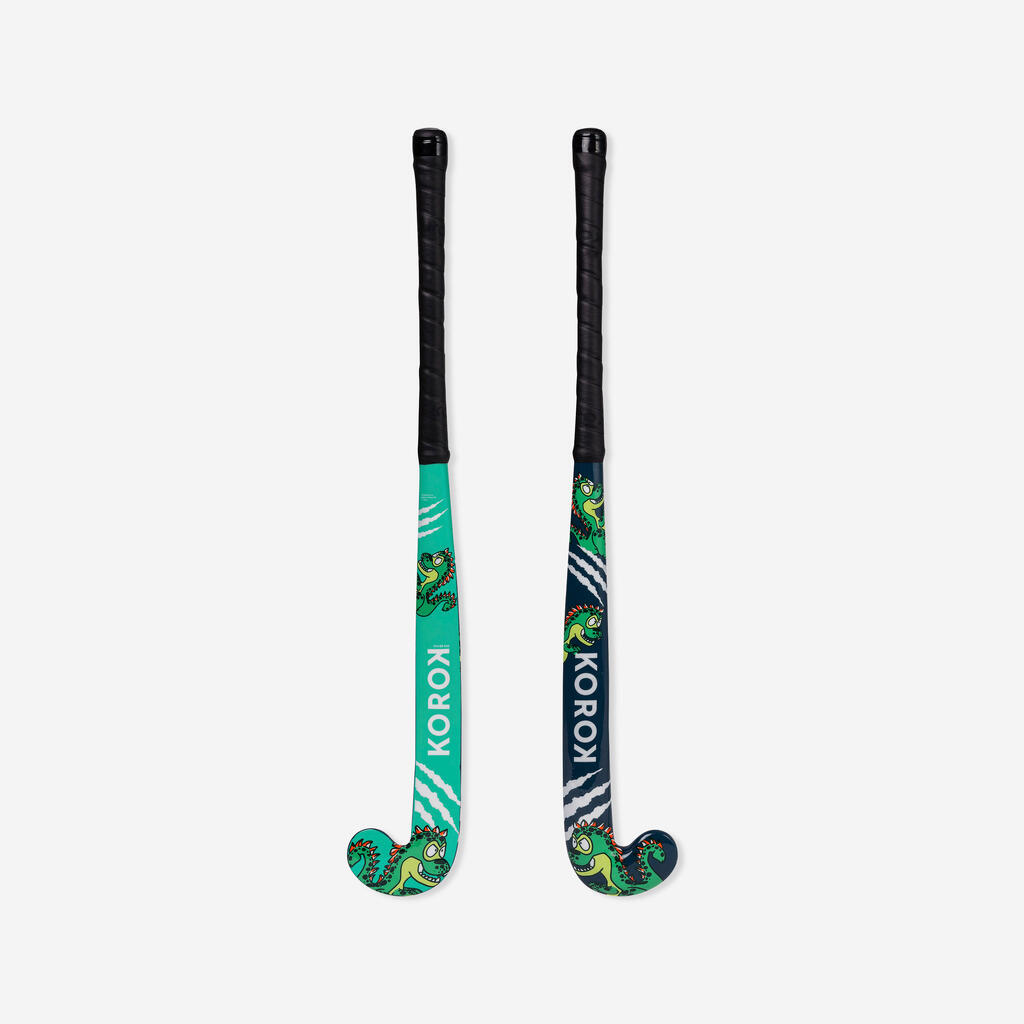 Kids' Wood Field Hockey Stick FH100 - Dino