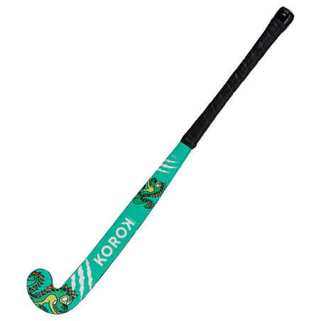 Kids' Wood Field Hockey Stick FH100 - Dino